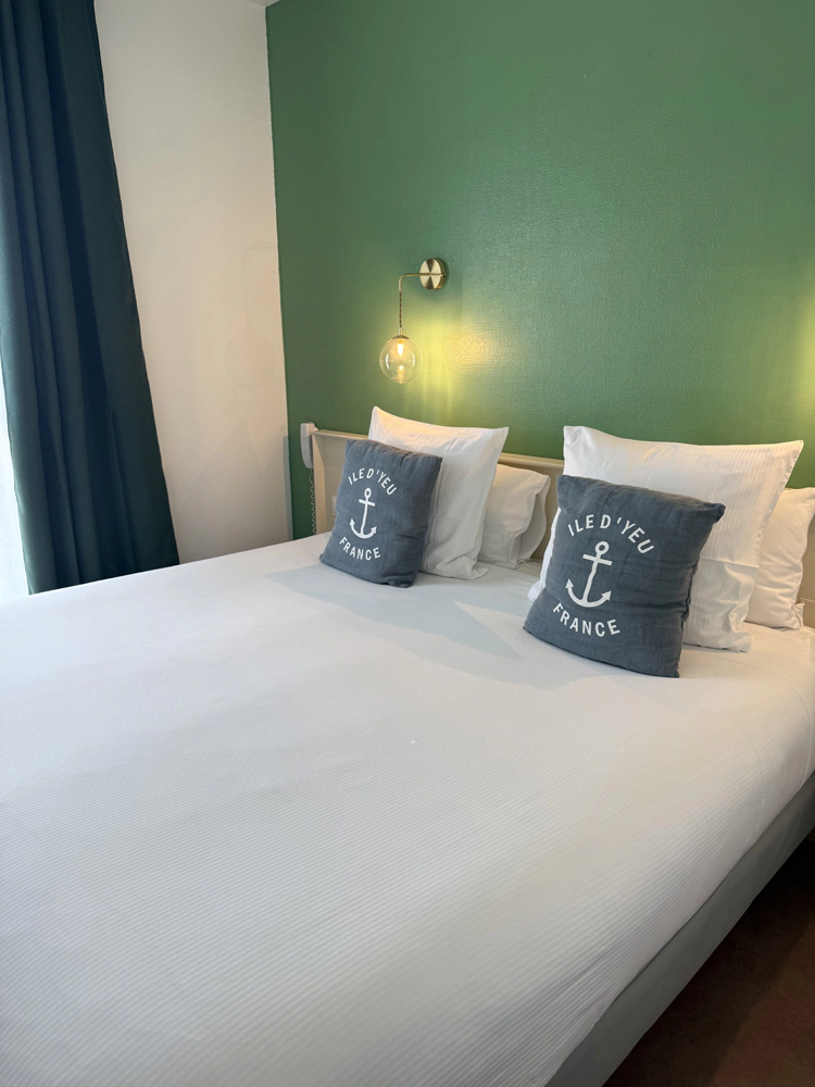 chambre double hotel ile d'Yeu