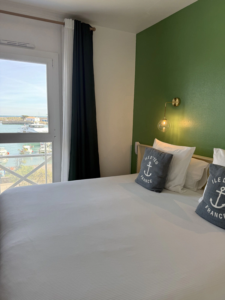 chambre double hotel ile d'Yeu