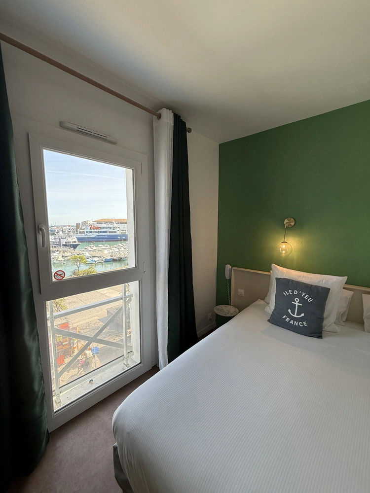 chambre double hotel ile d'Yeu